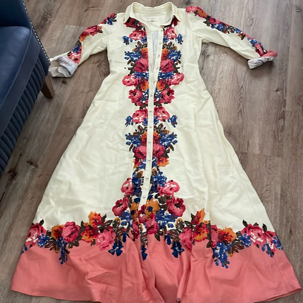 Women’s Sézane Robe Belladonna Maxi Dress size 36 gorgeous!